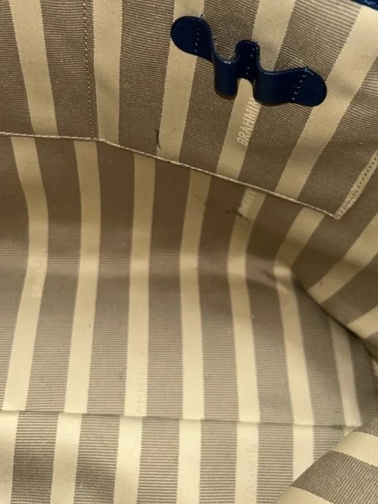 Brahmin Large Duxbury Navy Baronia Floral Satchel & Matching Suri Wallet - Picture 7 of 16